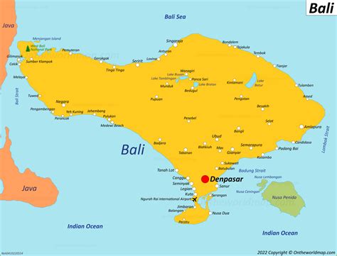 bali indonesia map location